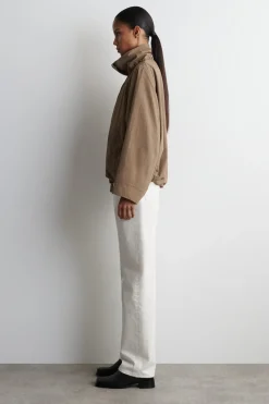 CHORD STRAIGHT-LEG JEANS