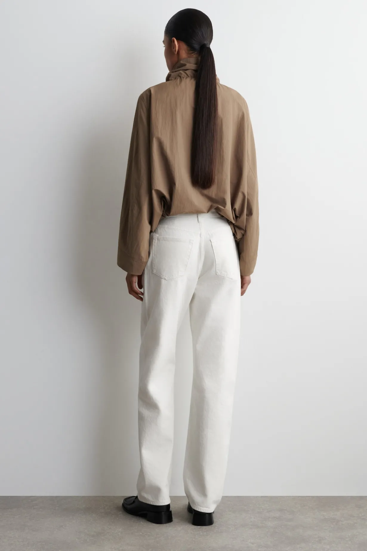 CHORD STRAIGHT-LEG JEANS