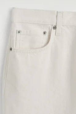 CHORD STRAIGHT-LEG JEANS