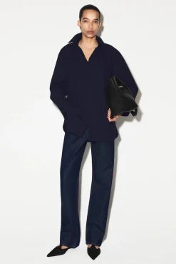 CHORD STRAIGHT-LEG JEANS