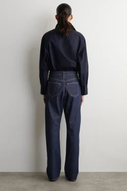 CHORD STRAIGHT-LEG JEANS