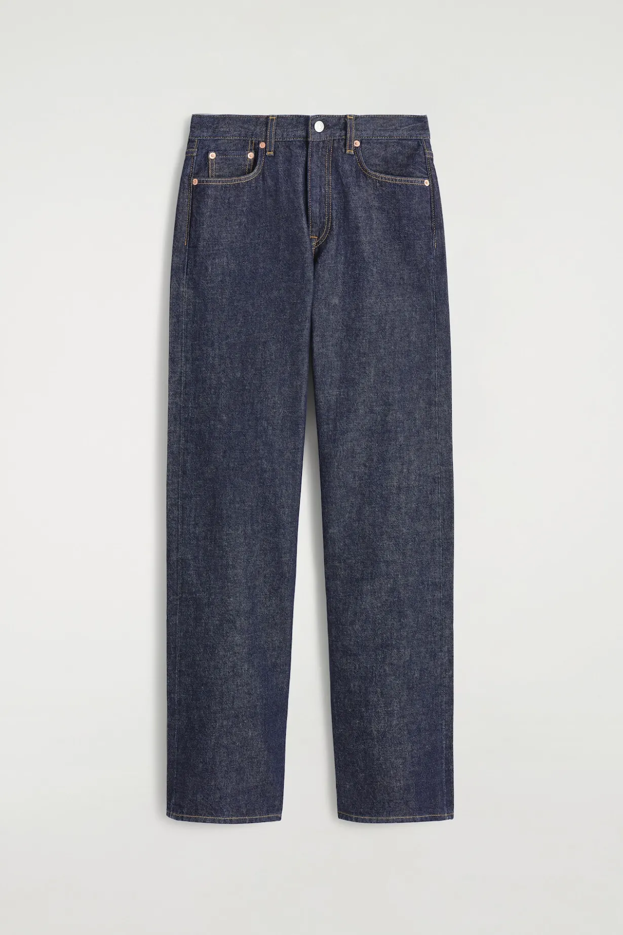 CHORD STRAIGHT-LEG JEANS