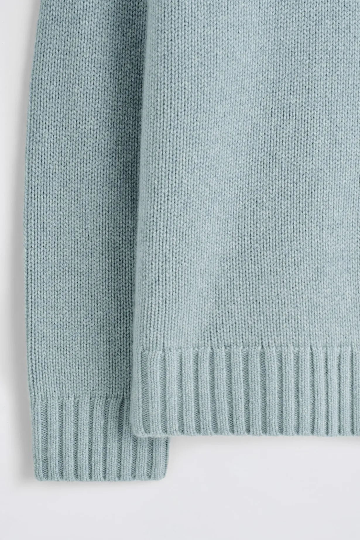 CHUNKY PURE CASHMERE CREW-NECK SWEATER