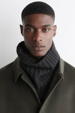 CHUNKY RIBBED CASHMERE SNOOD