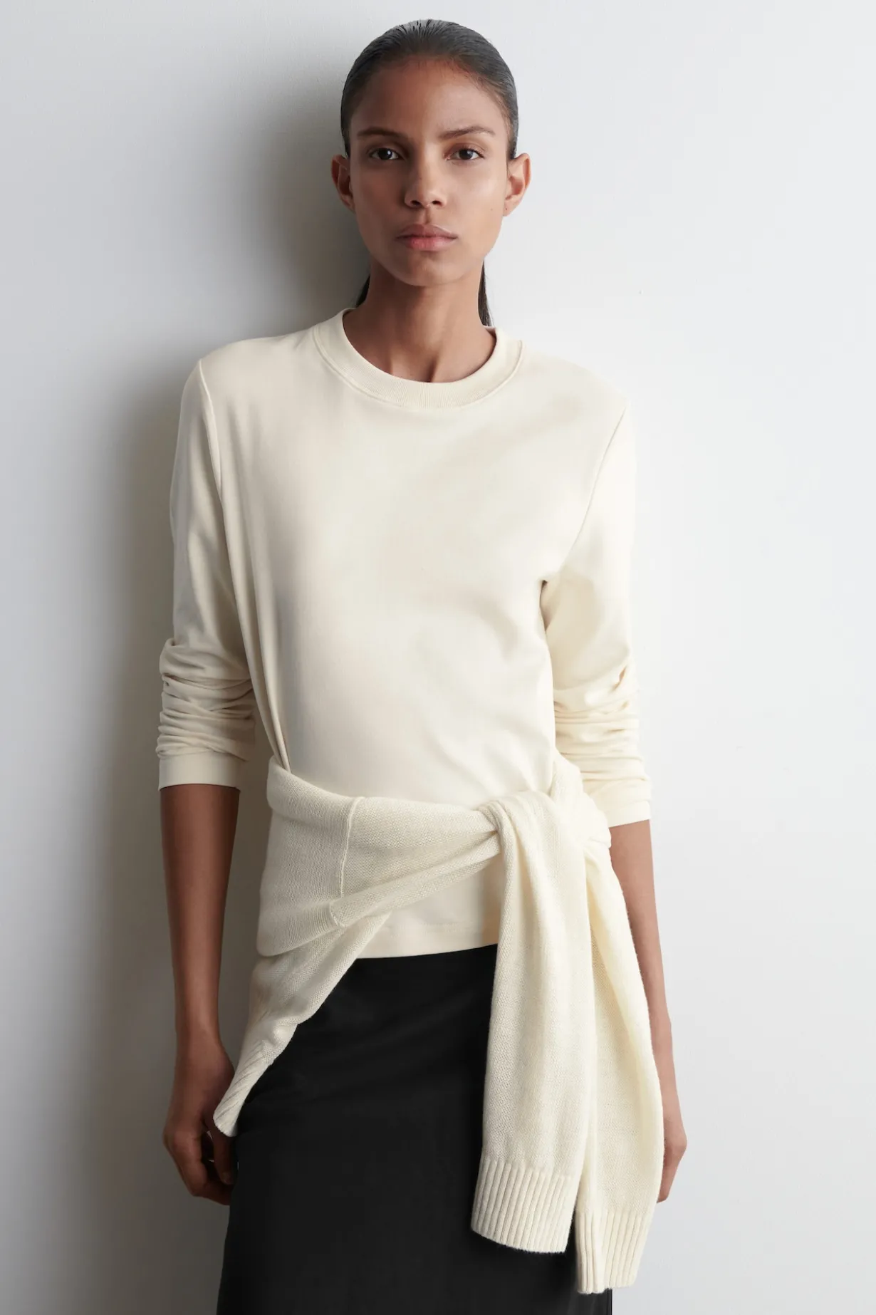 CLEAN CUT REGULAR LONG-SLEEVED T-SHIRT