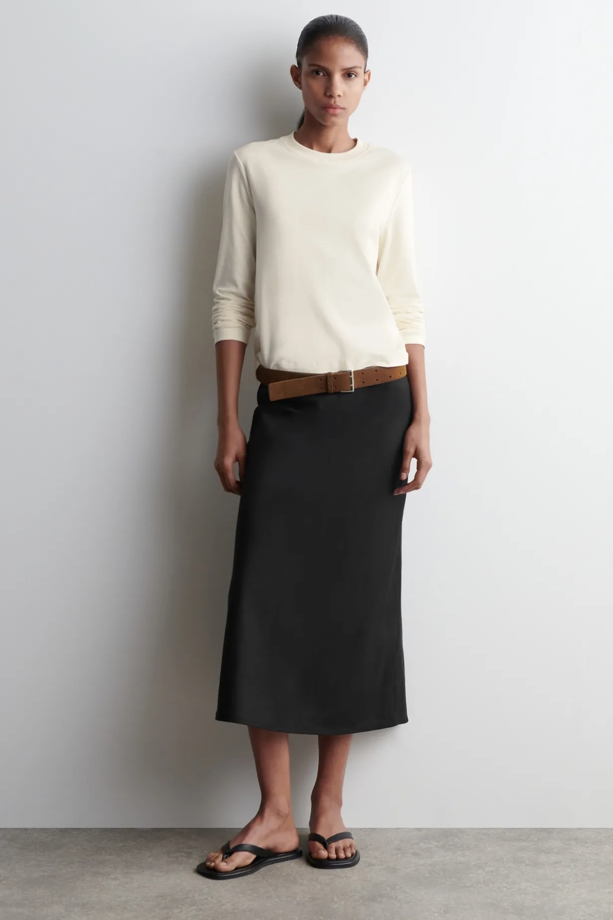 CLEAN CUT REGULAR LONG-SLEEVED T-SHIRT