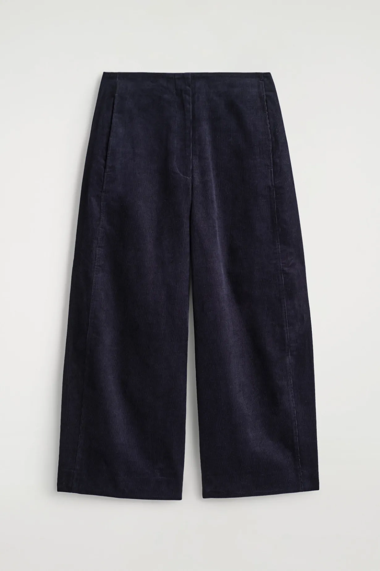 CORDUROY BARREL-LEG PANTS