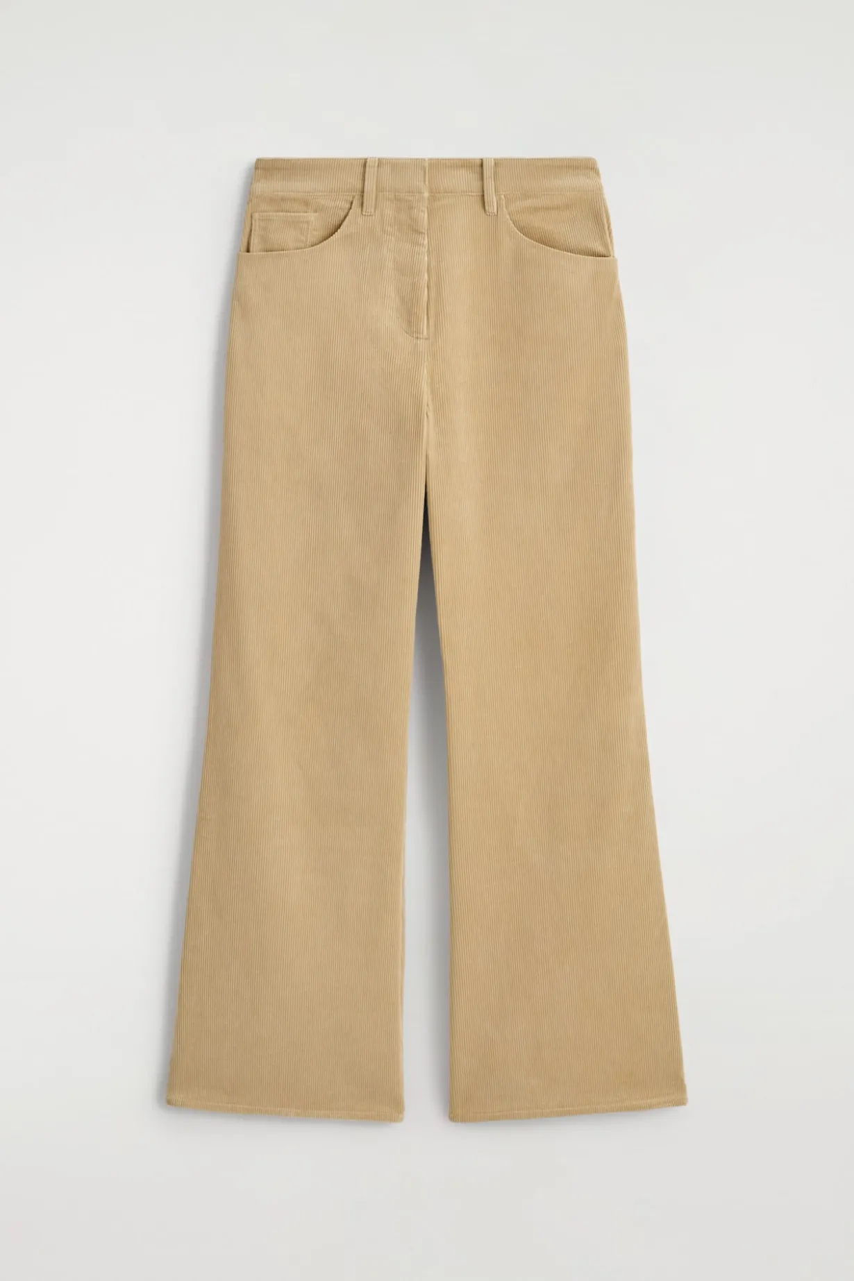 CORDUROY STRAIGHT-LEG PANTS