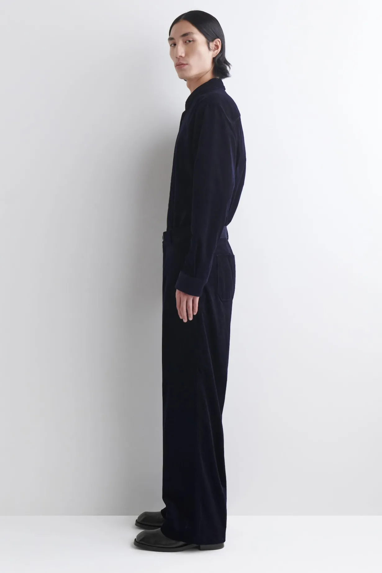 CORDUROY WIDE-LEG PANTS