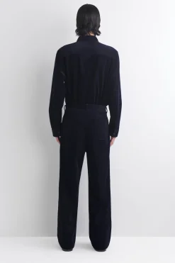 CORDUROY WIDE-LEG PANTS