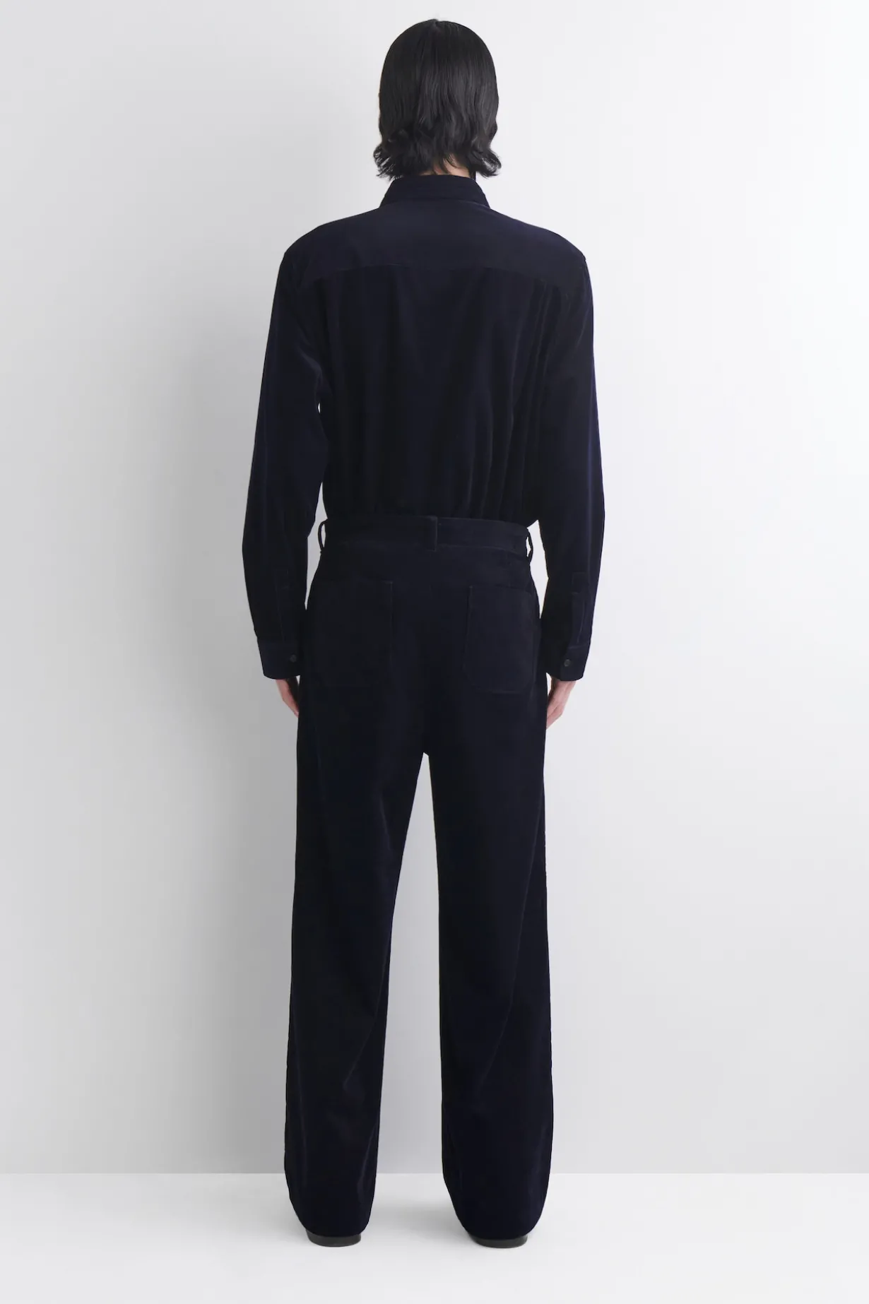 CORDUROY WIDE-LEG PANTS