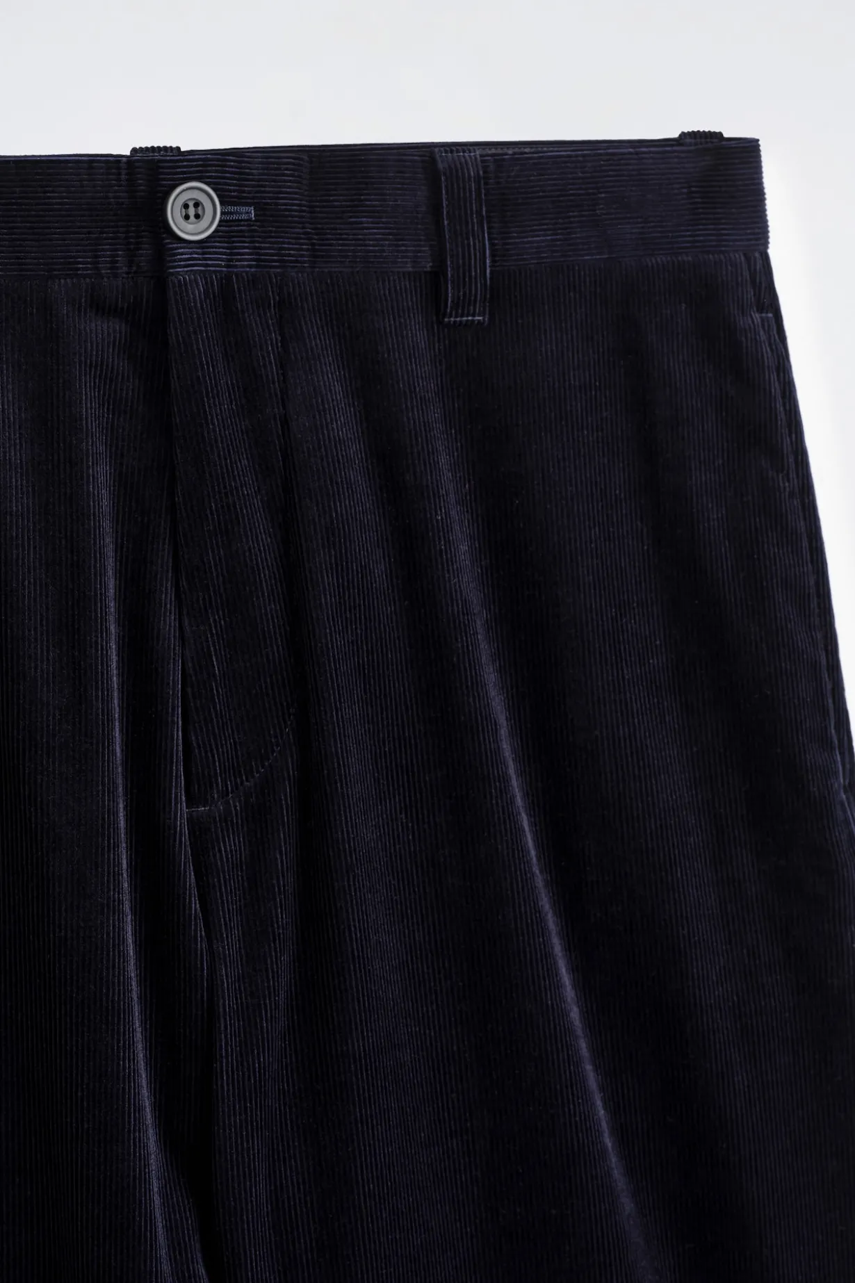 CORDUROY WIDE-LEG PANTS