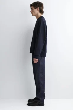 CORDUROY-JERSEY SWEATSHIRT