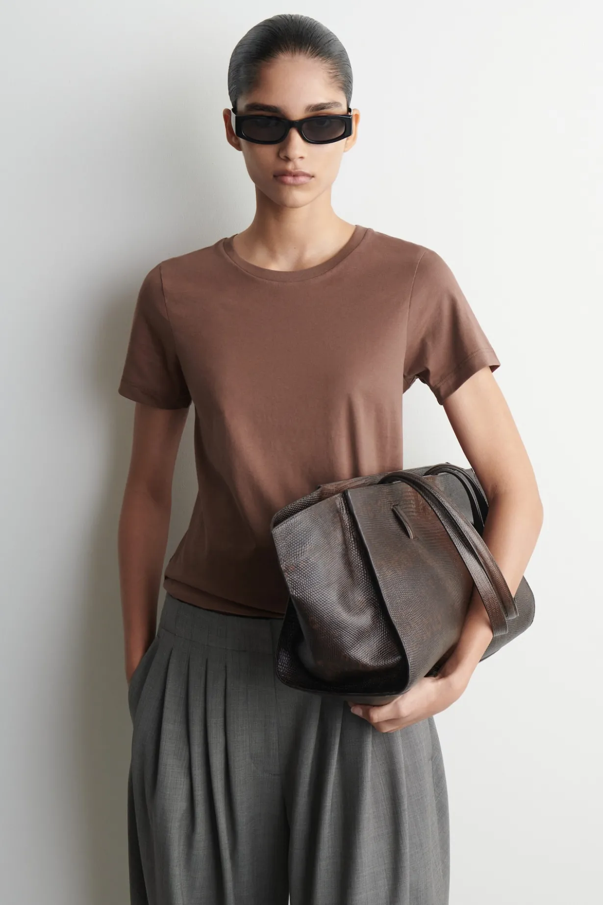 COTTON CREW-NECK T-SHIRT