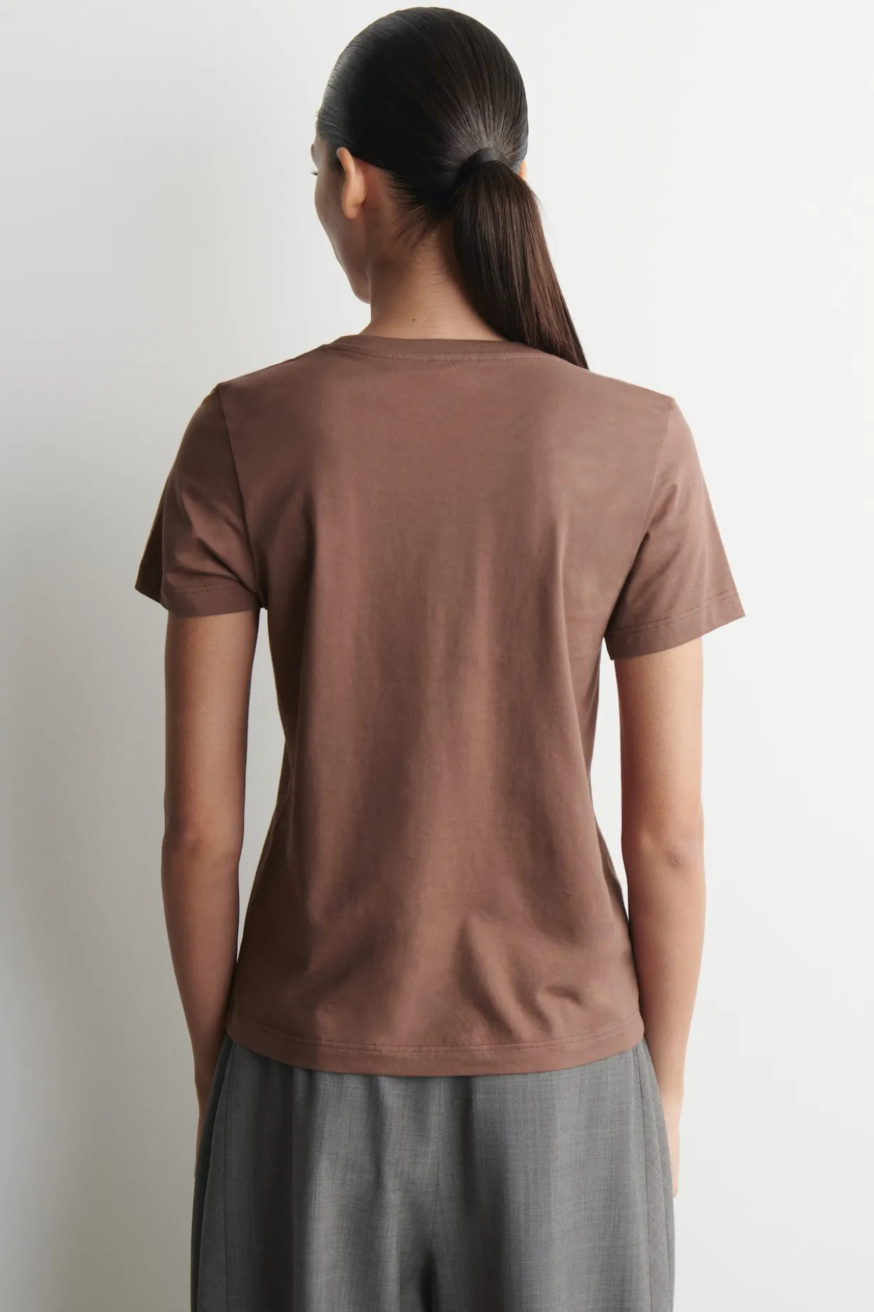 COTTON CREW-NECK T-SHIRT