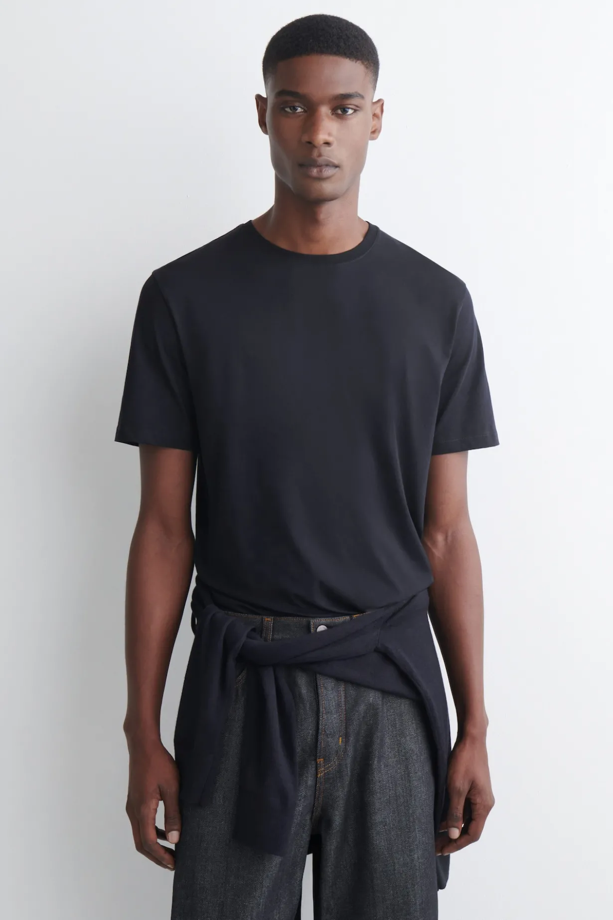 COTTON CREW-NECK T-SHIRT