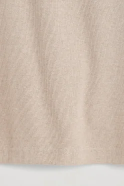 COTTON JERSEY LONG-SLEVELED TOP