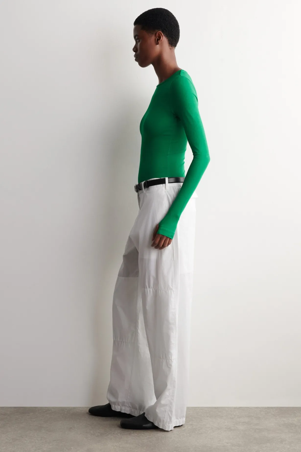 COTTON LONG-SLEEVED TOP