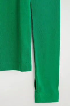 COTTON LONG-SLEEVED TOP