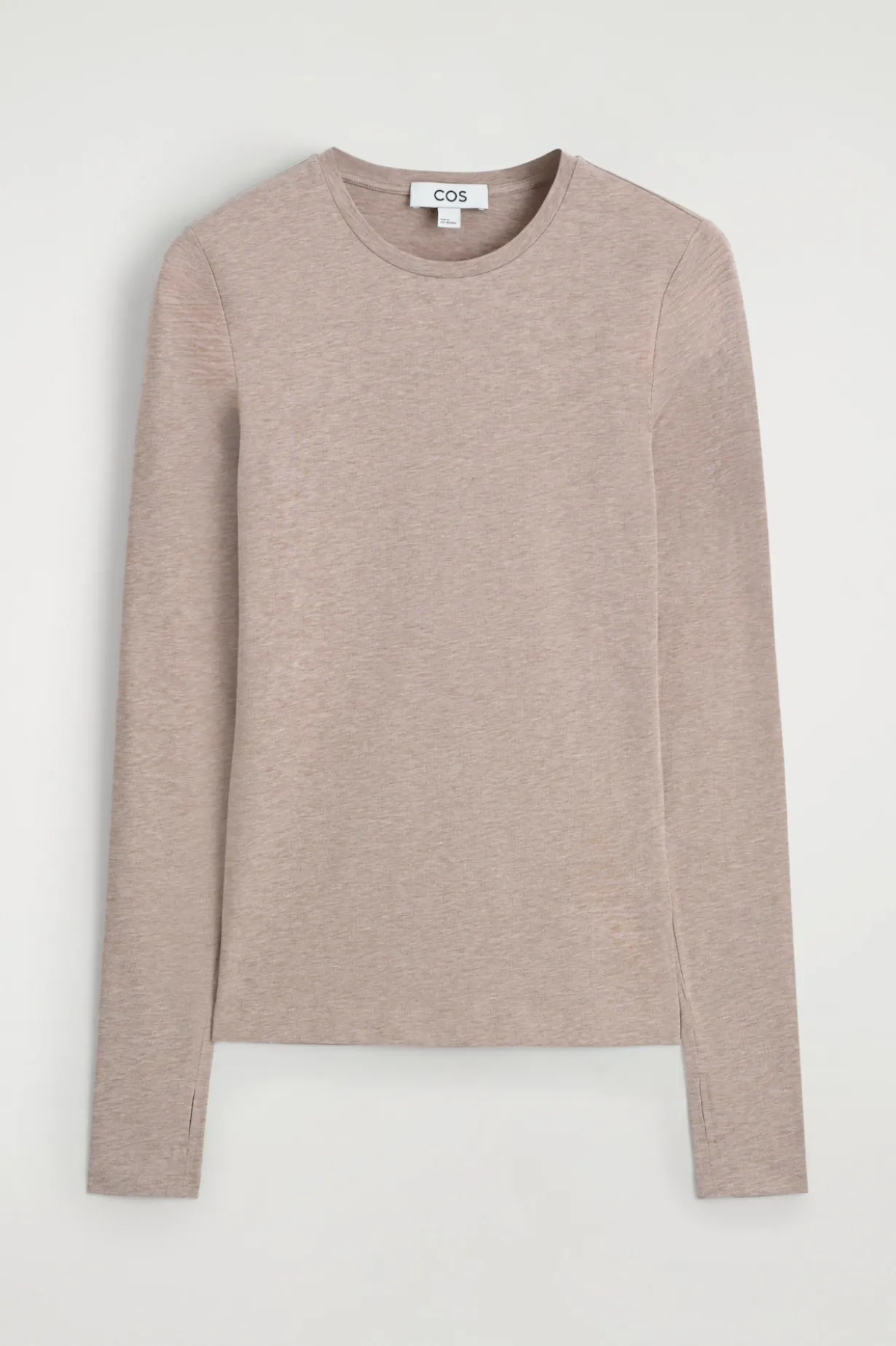 COTTON LONG-SLEEVED TOP