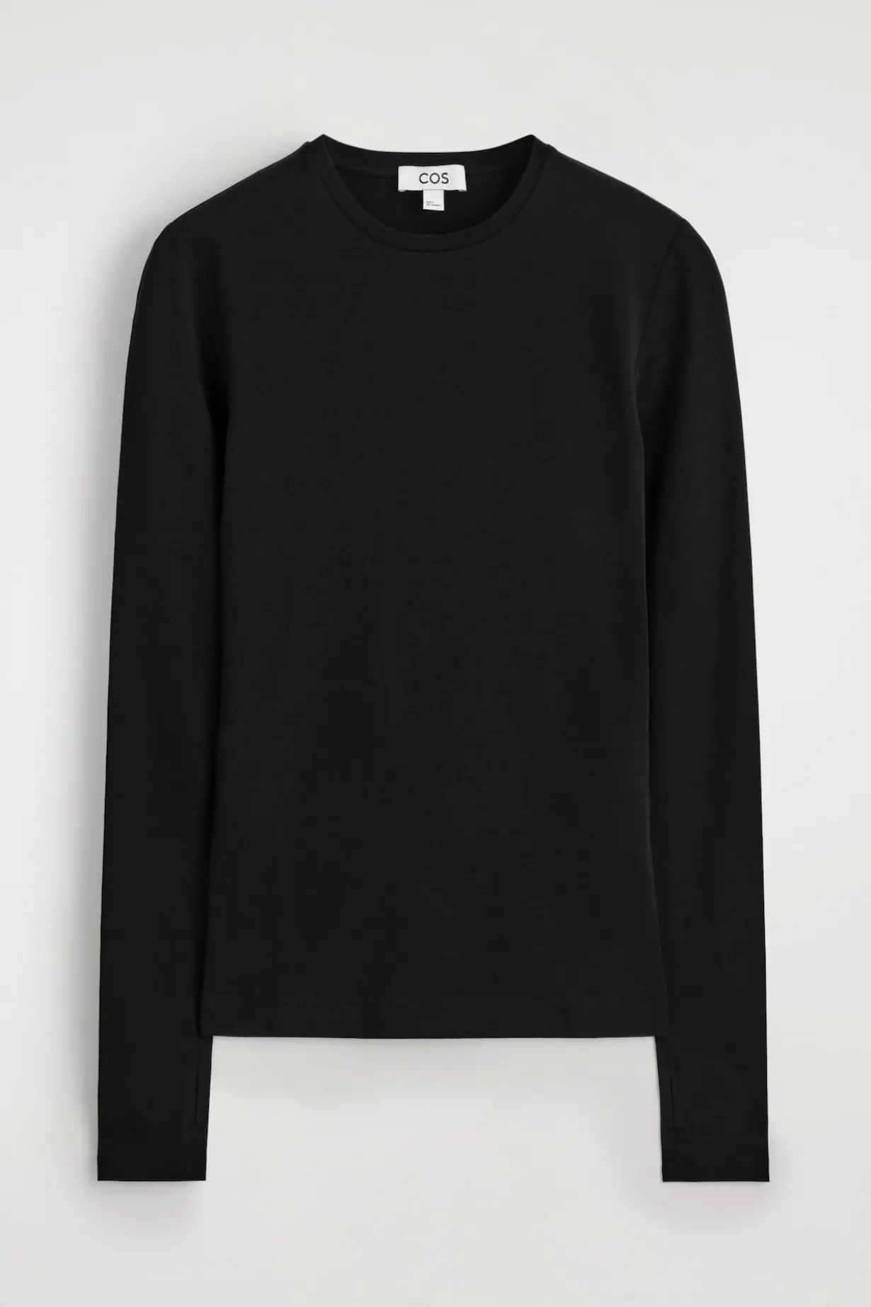 COTTON LONG-SLEEVED TOP