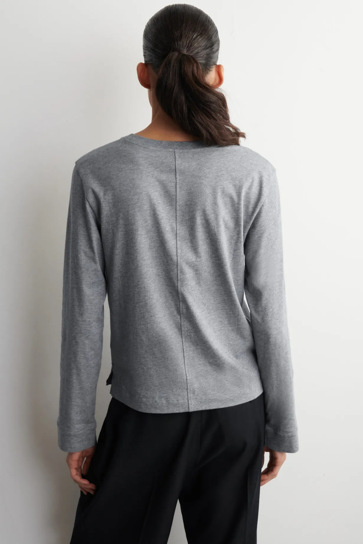 COTTON LONG-SLEEVED T-SHIRT