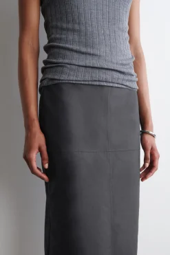 COTTON PENCIL SKIRT