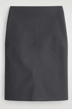 COTTON PENCIL SKIRT