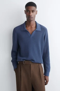 COTTON POLO SWEATER