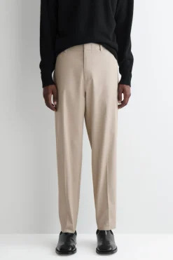 COTTON REGULAR-FIT TAPERED CHINOS