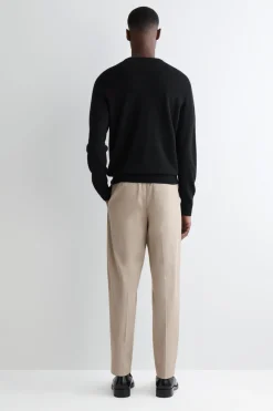 COTTON REGULAR-FIT TAPERED CHINOS