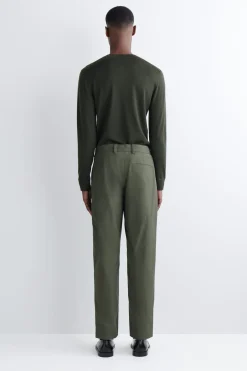 COTTON REGULAR-FIT TAPERED CHINOS