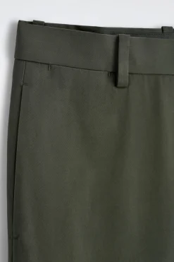 COTTON REGULAR-FIT TAPERED CHINOS
