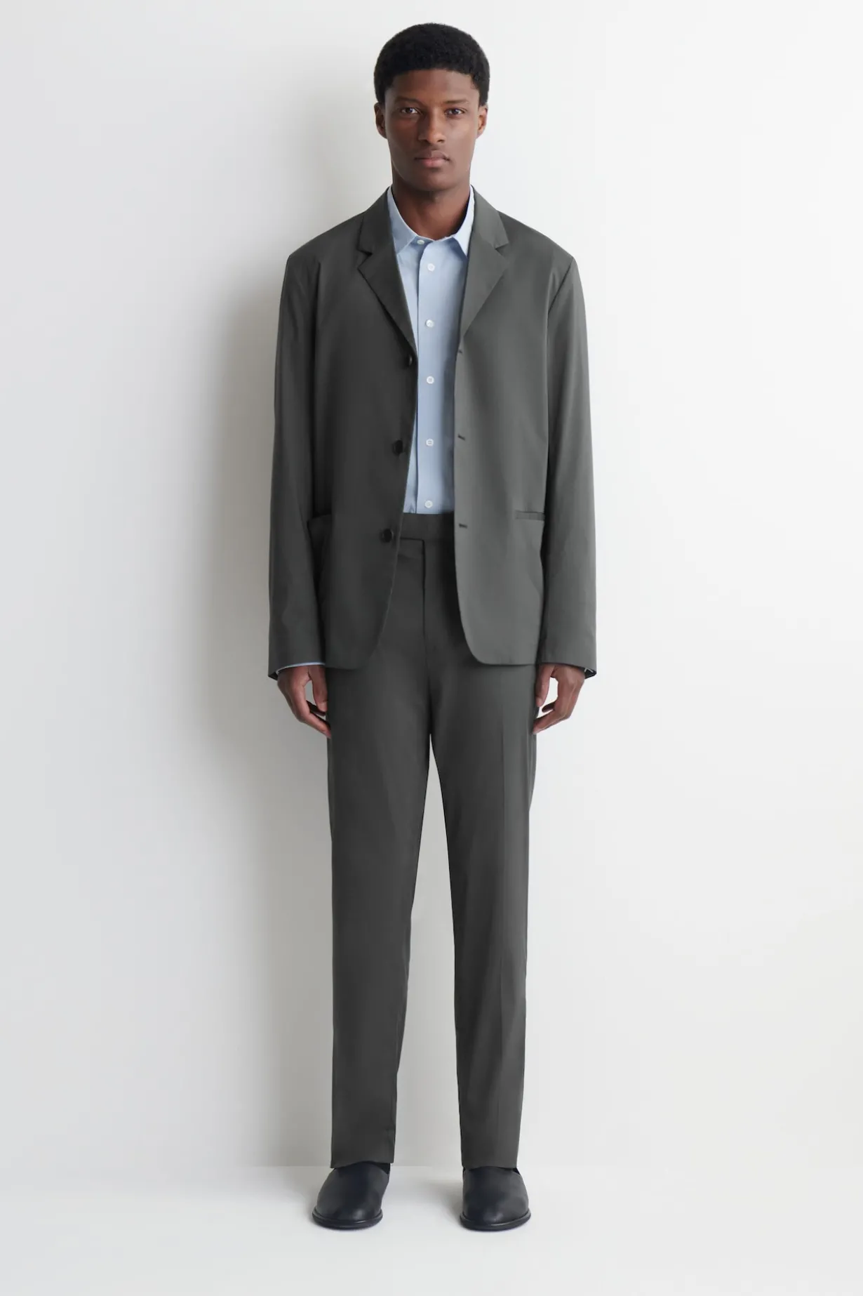 COTTON SLIM-FIT PANTS