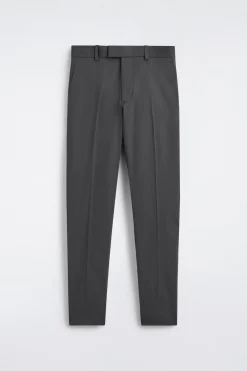 COTTON SLIM-FIT PANTS