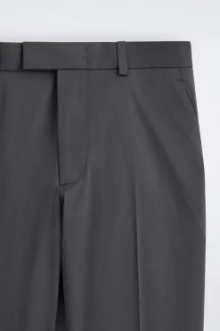 COTTON SLIM-FIT PANTS