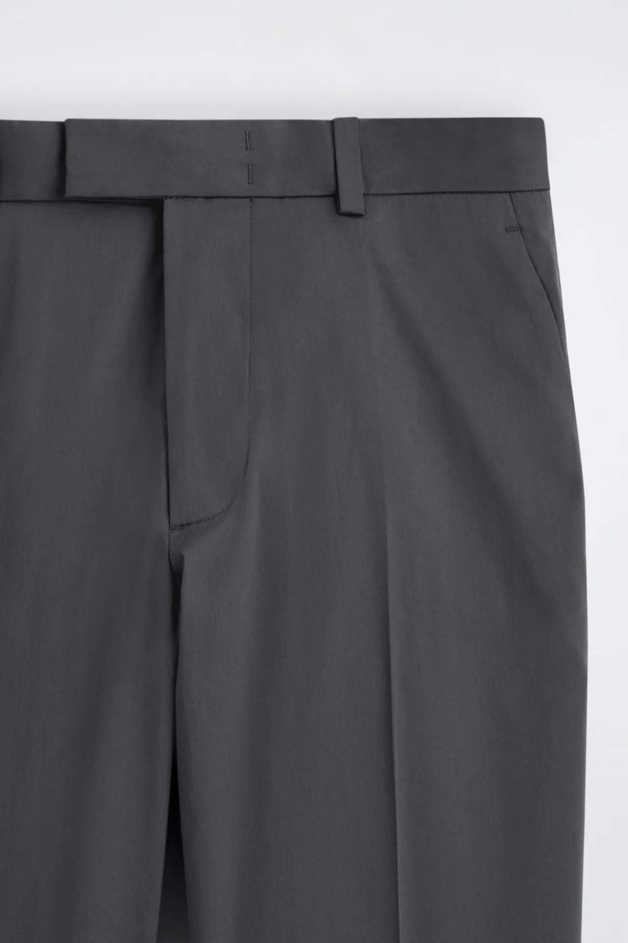 COTTON SLIM-FIT PANTS