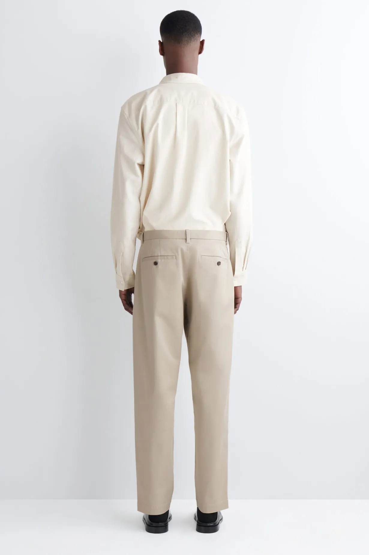 COTTON SLIM-FIT STRAIGHT-LEG CHINOS