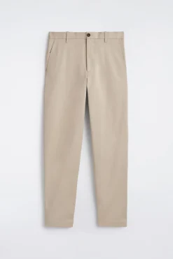 COTTON SLIM-FIT STRAIGHT-LEG CHINOS