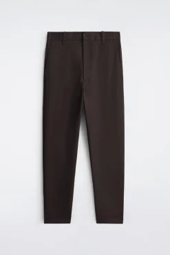 COTTON SLIM-FIT STRAIGHT-LEG CHINOS