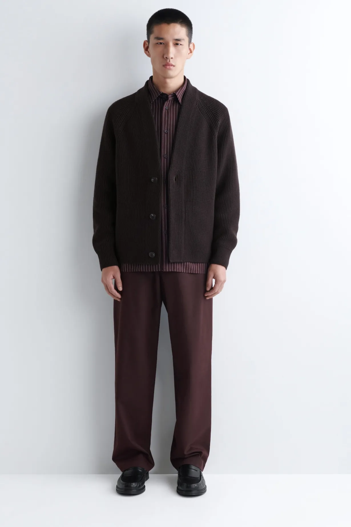 COTTON STRAIGHT-LEG CHINOS