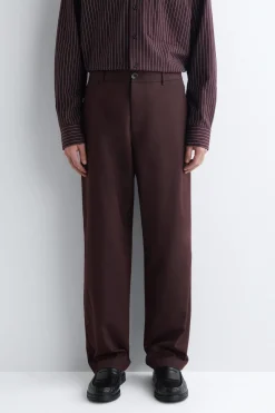 COTTON STRAIGHT-LEG CHINOS
