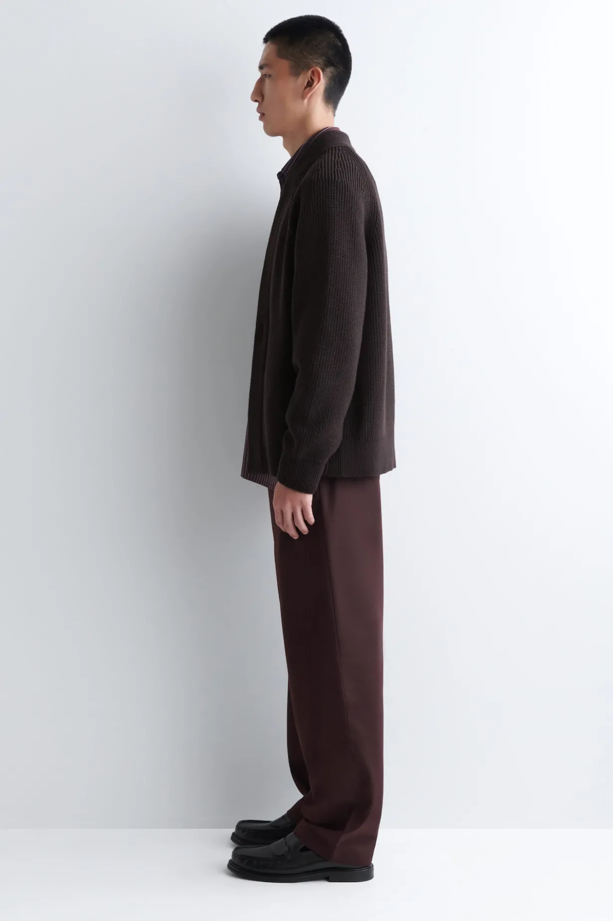 COTTON STRAIGHT-LEG CHINOS