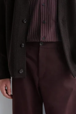 COTTON STRAIGHT-LEG CHINOS