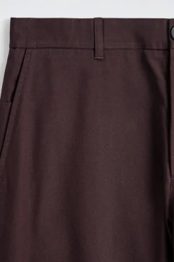 COTTON STRAIGHT-LEG CHINOS