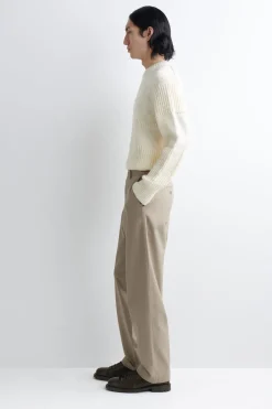 COTTON STRAIGHT-LEG CHINOS