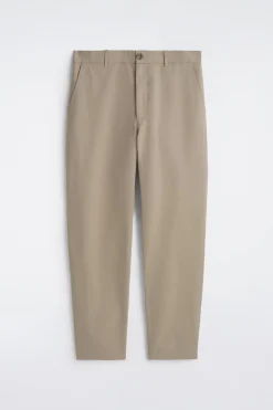 COTTON STRAIGHT-LEG CHINOS