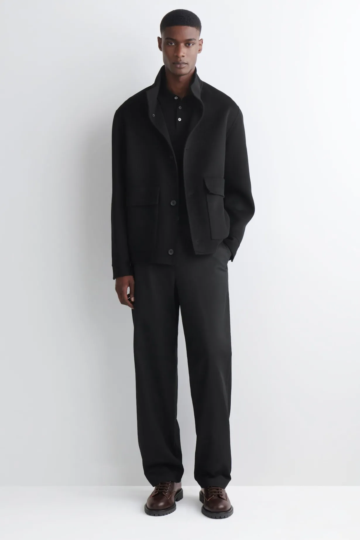 COTTON STRAIGHT-LEG CHINOS