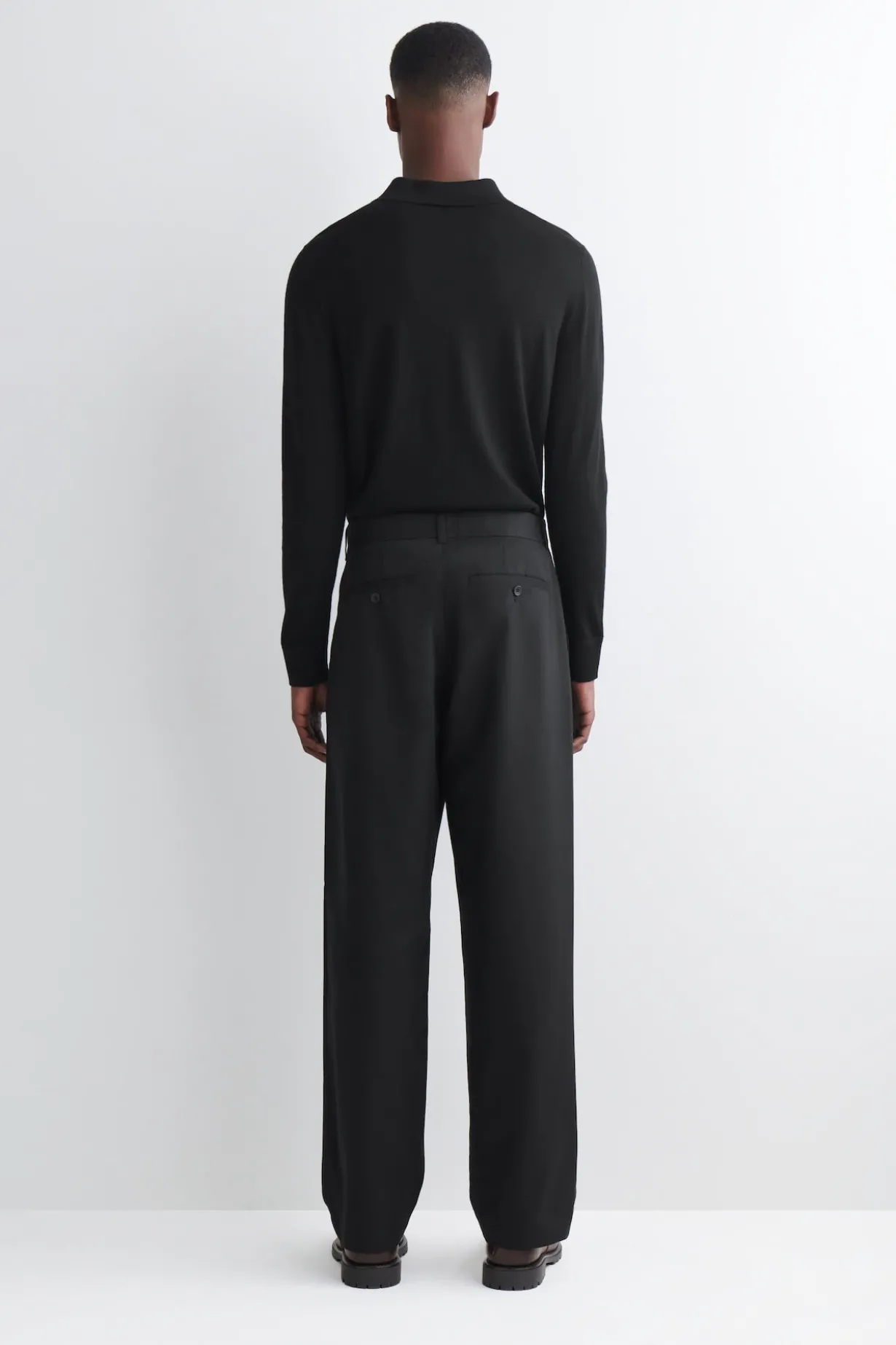 COTTON STRAIGHT-LEG CHINOS