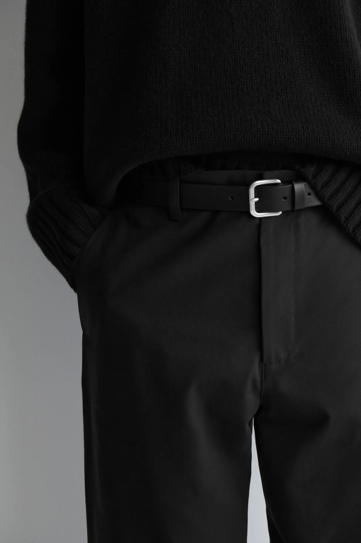 COTTON STRAIGHT-LEG CHINOS